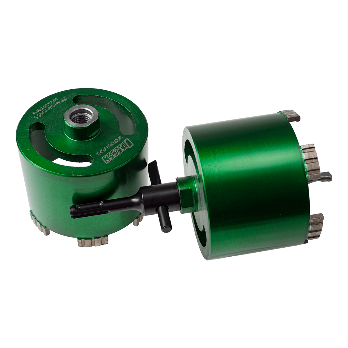 Коронка алмазная 102 мм M16 / SDS + DIAMAL DM102DR для работы с системой пылеудаления 