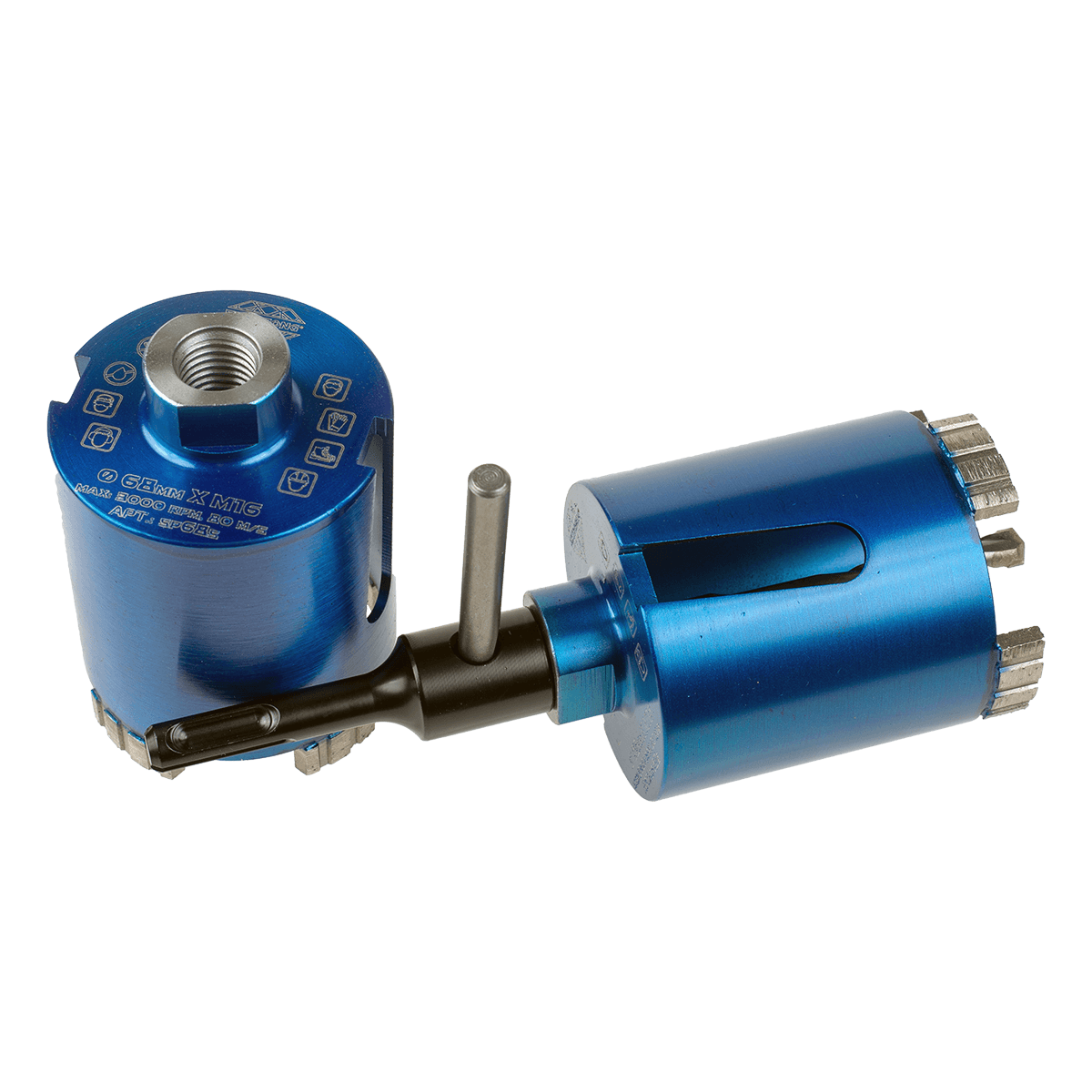 Коронка алмазная Ø 68 мм M16 / SDS Plus SKYPRONG SP68S