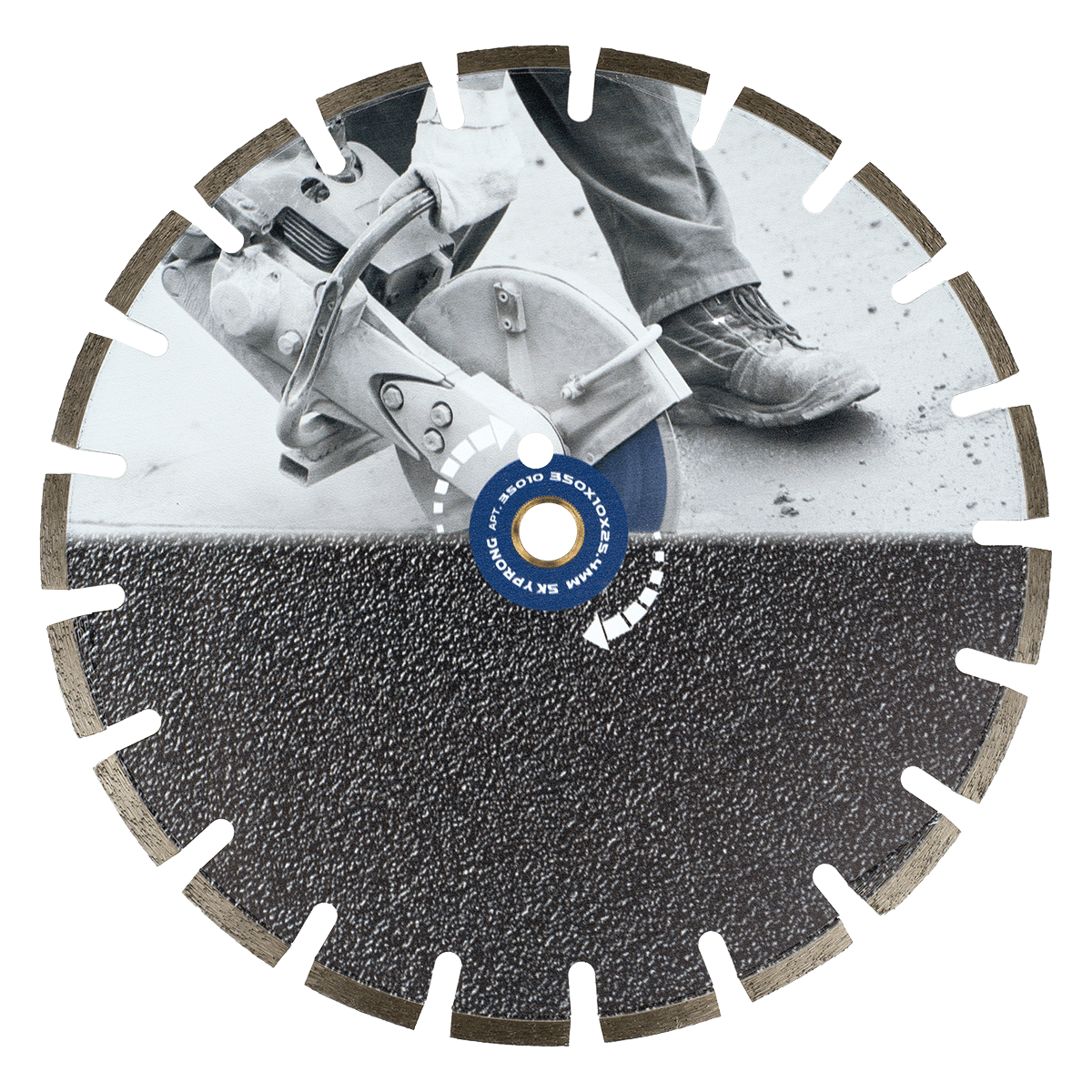 Круг алмазный сегментный универсальный 350 мм SKYPRONG PREMIUM 