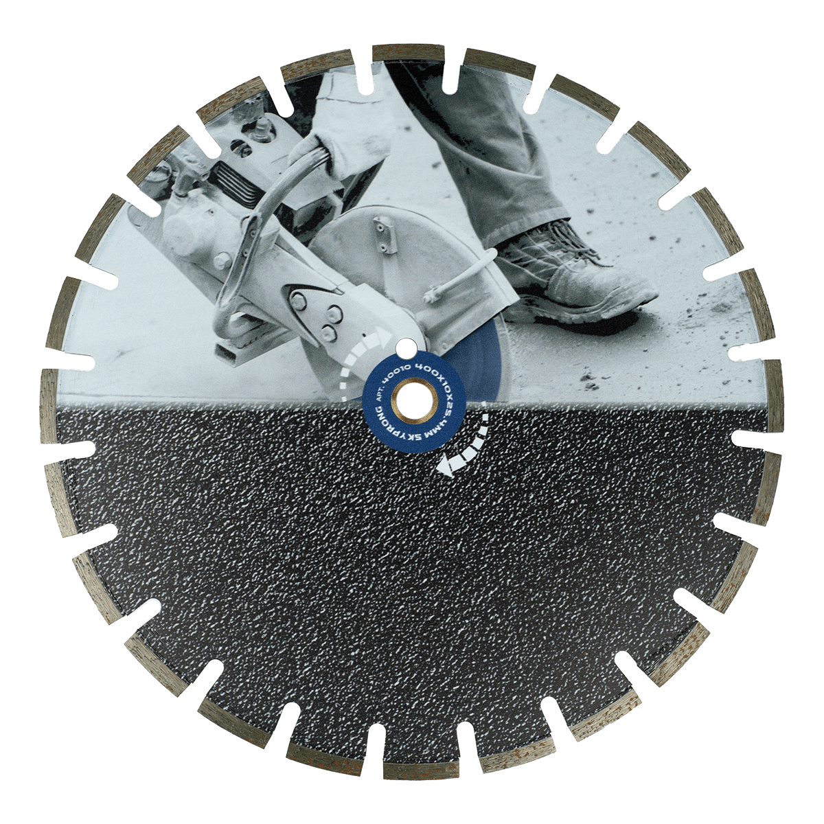 Круг алмазный сегментный универсальный 400 мм SKYPRONG PREMIUM