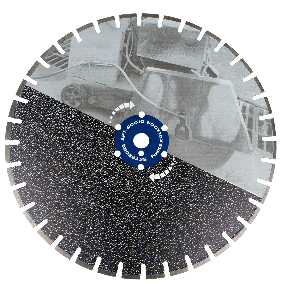 Круг алмазный сегментный универсальный 600 мм SKYPRONG PREMIUM  