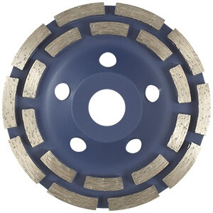 Чашка алмазная шлифовальная двухрядная 125 мм SKYPRONG 