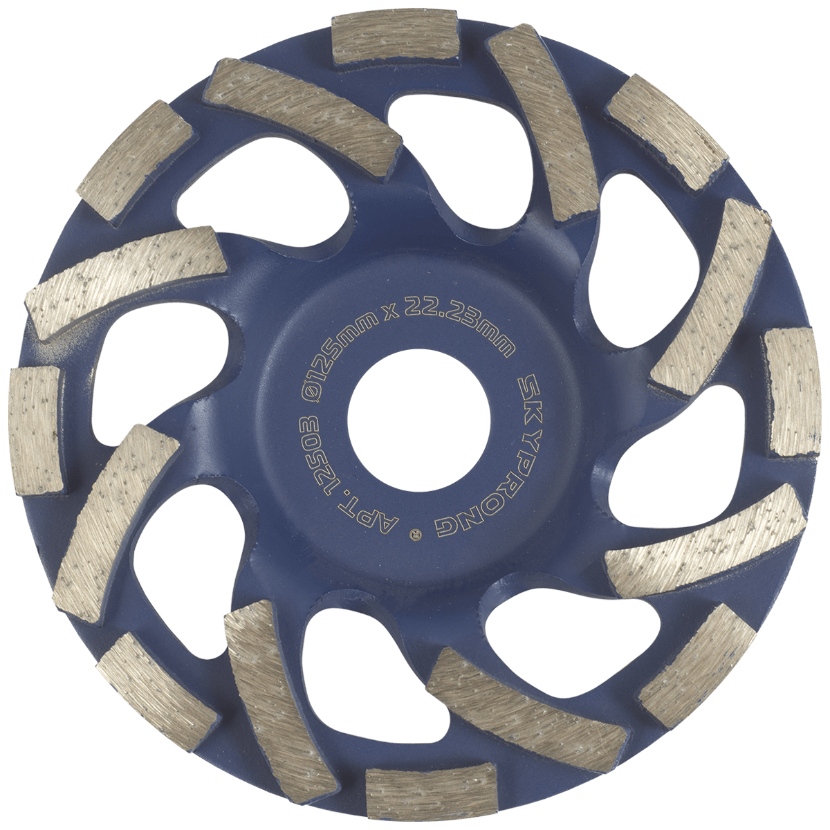 Алмазная шлифовальная чашка 125 мм SKYPRONG ( бумеранг ) для для бетона и камня