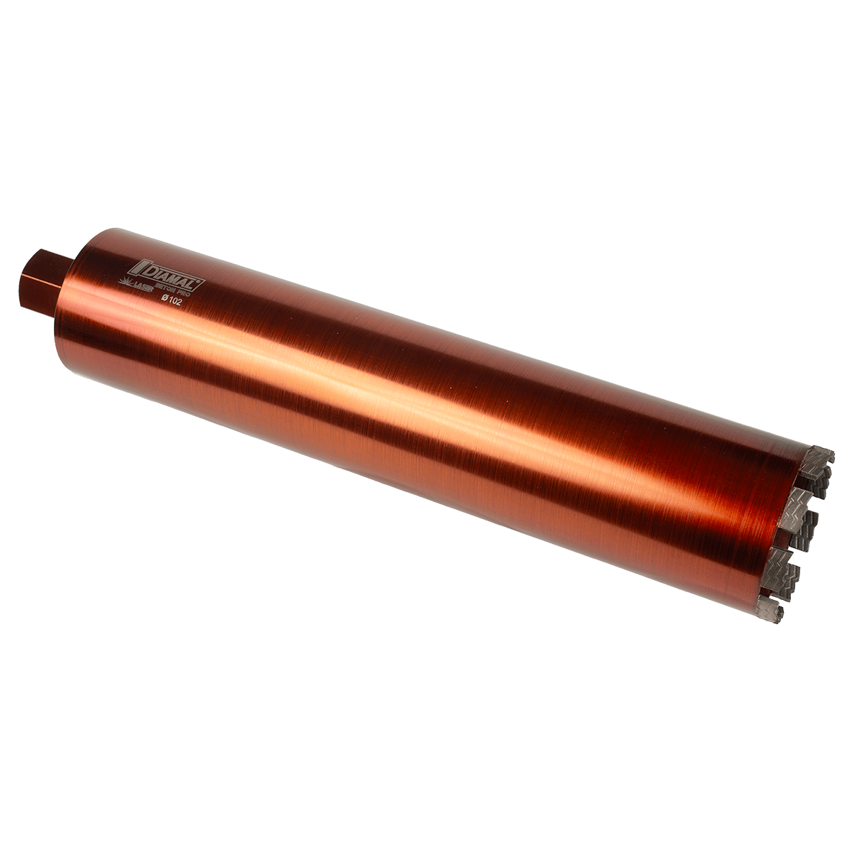 Коронка алмазная DIAMAL BETON PRO  102 мм x 450 мм - 1 1 / 4 UNC