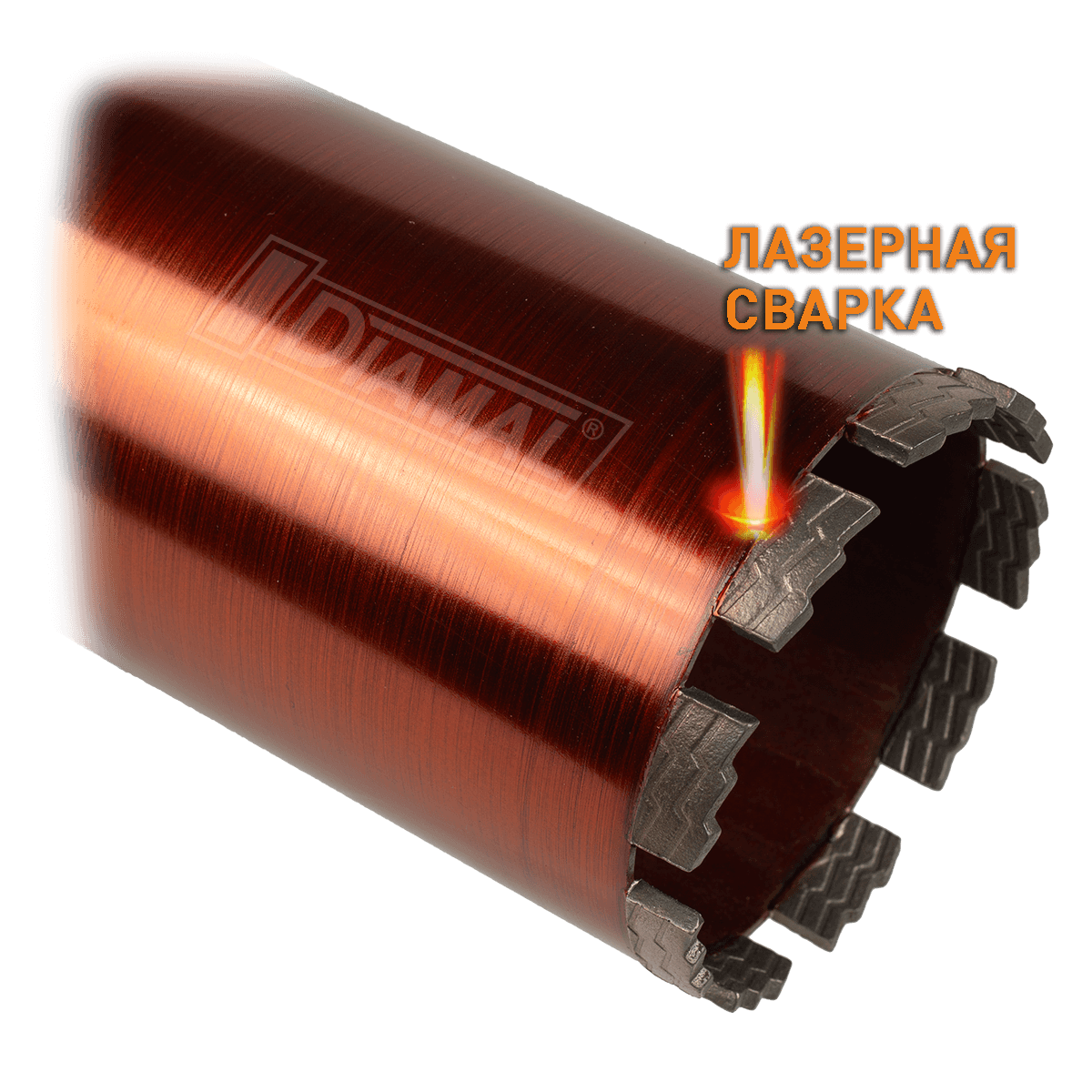 Коронка алмазная DIAMAL BETON PRO  102 мм x 450 мм - 1 1 / 4 UNC