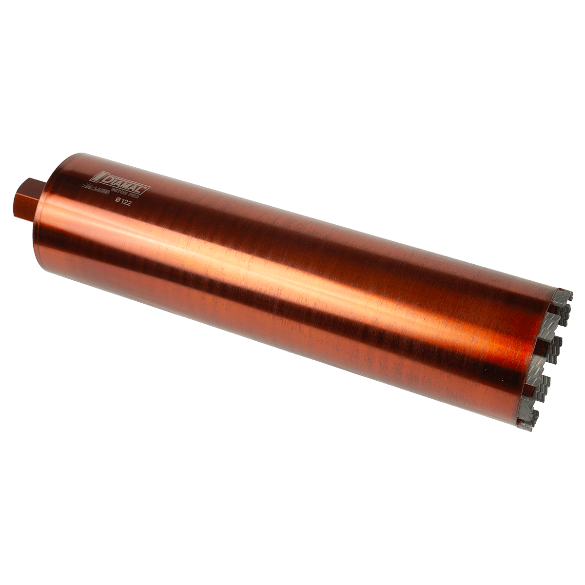 Коронка алмазная DIAMAL BETON PRO  122 мм x 450 мм - 1 1 / 4 UNC