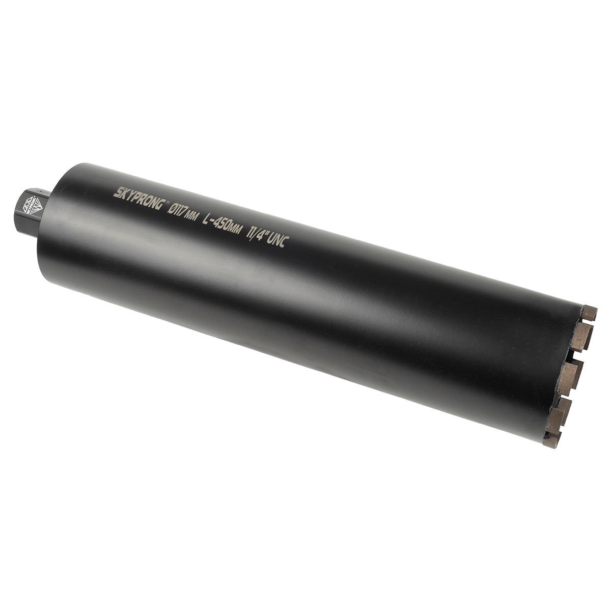 Коронка алмазная SKYPRONG SP117BL серия BLACK 117 мм x 450 мм - 1 1 / 4 UNC