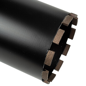 Коронка алмазная SKYPRONG SP132BL серия BLACK 132 мм x 450 мм - 1 1 / 4 UNC