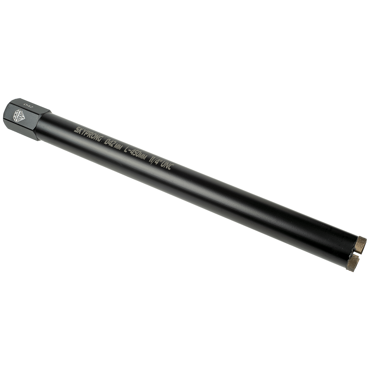 Коронка алмазная SKYPRONG SP42BL серия BLACK 42 мм x 450 мм - 1 1 / 4 UNC