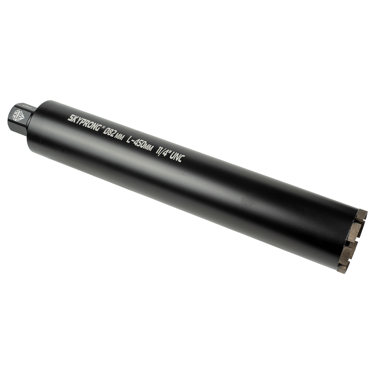 Коронка алмазная SKYPRONG SP82BL серия BLACK 82 мм x 450 мм - 1 1 / 4 UNC