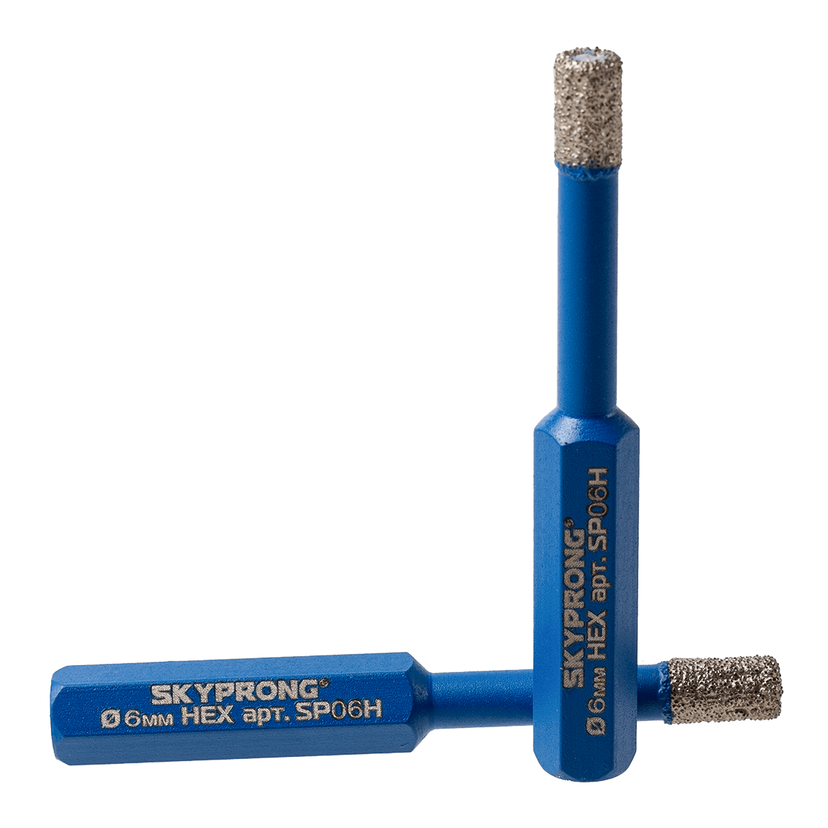 Алмазная коронка SKYPRONG SP06H, HEX ( шестигранный хвостовик ) для керамогранита и плитки