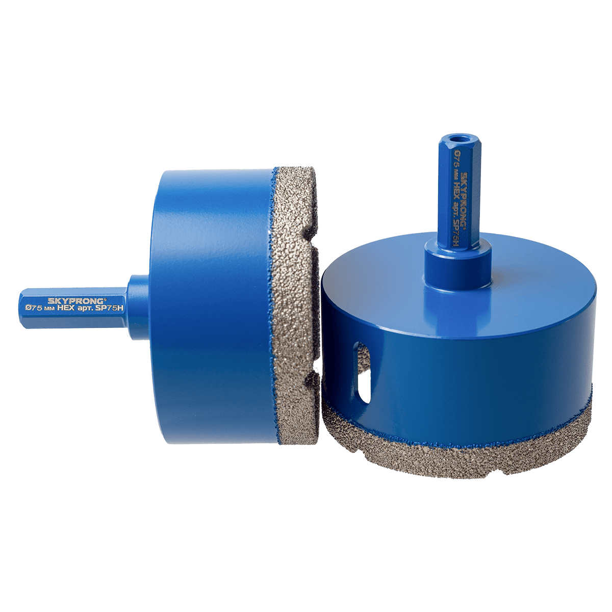 Алмазная коронка SKYPRONG SP70H, HEX ( шестигранный хвостовик ) для керамогранита и плитки